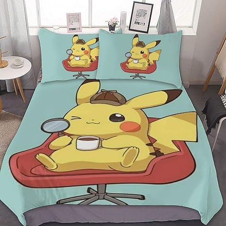Amazon ポケモンピカチュウ スリーピース寝具セットキルトカバー1枚枕カバー2枚ポリエステルスリーピース 柔らかく快適 寝具カバーセット オンライン 通販 Amazon ポケモンピカチュウ スリーピース寝具セットキルトカバー1枚枕カバー2枚ポリエステルスリーピース 柔らかく快適 寝具カバーセット オンライン 通販