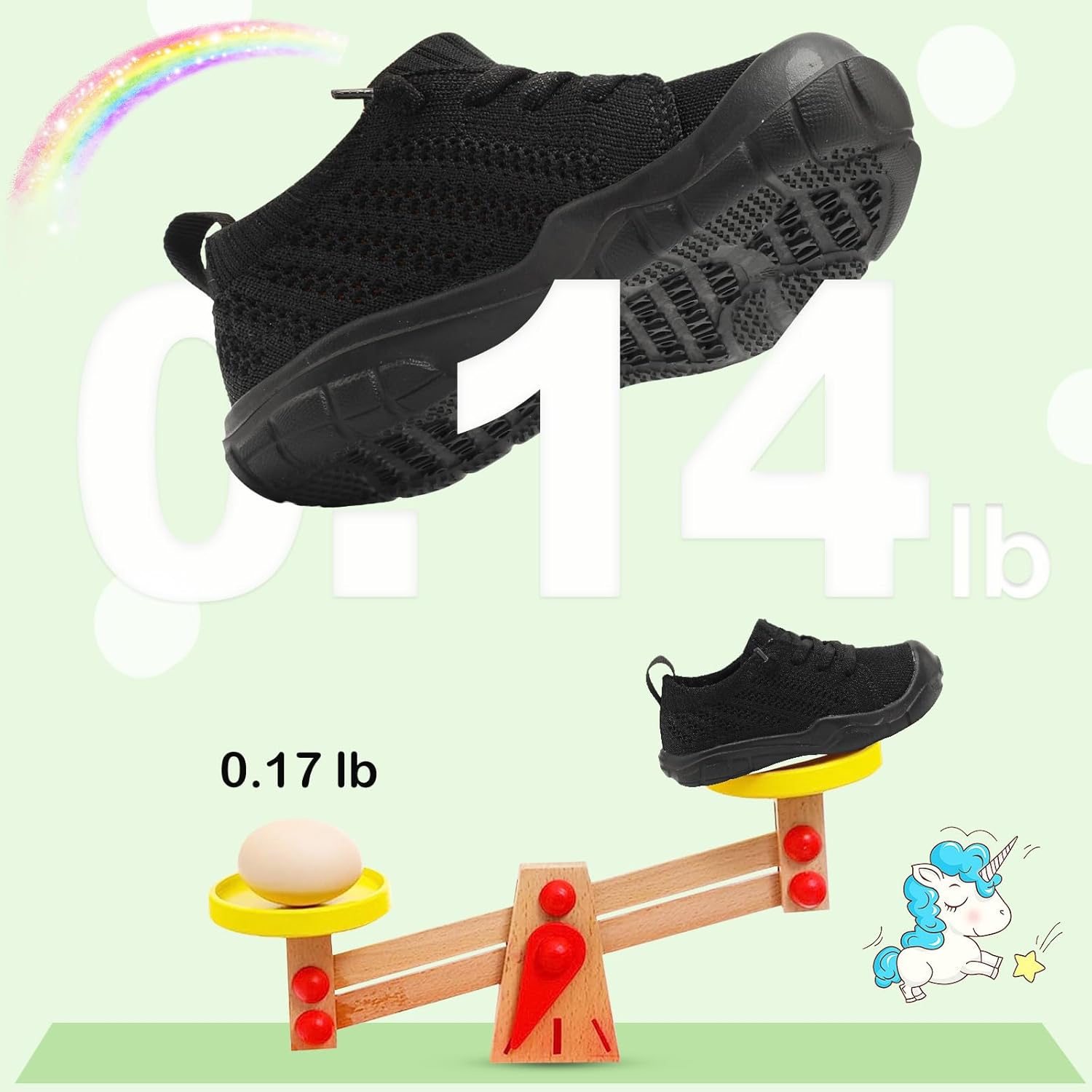 JIASUQI Toddler Shoes for Boys Girls Slip on Sneakers Wide Toe Walking Shoes Toddler Sock Shoes - Image 6