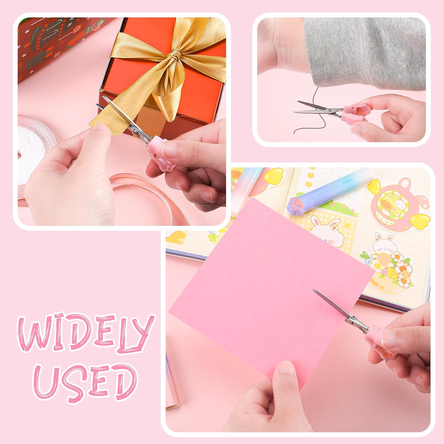 3 Pcs Cute Scissors, Cat Paw Mini Scissors, Fun Scissors image 5