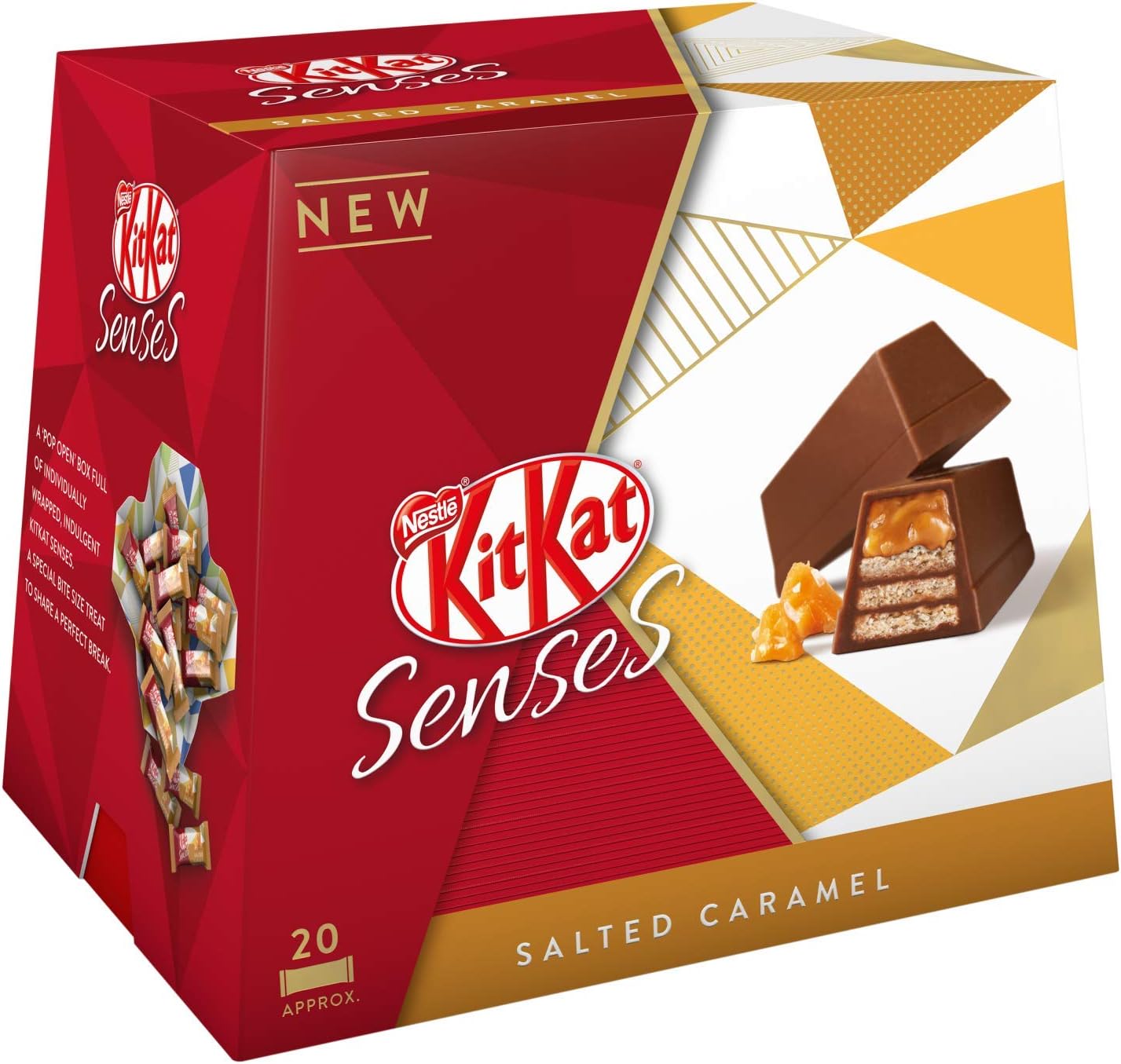 KITKAT Senses Salted Caramel Chocolate Sharing Box, 200 g