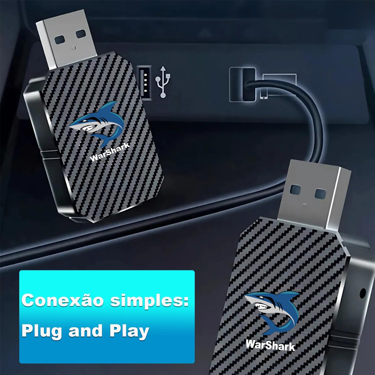 Adaptador automotivo 2 em 1 sem fio CarPlay Android Mini USB Dongle, Plug & Play, converte CarPlay original com fio para carro sem fio, para carros 2016-2024 com CarPlay com fio de fábrica | Android Adaptador automotivo 2 em 1 sem fio CarPlay Android Mini USB Dongle, Plug & Play, converte CarPlay original com fio para carro sem fio, para carros 2016-2024 com CarPlay com fio de fábrica | Android