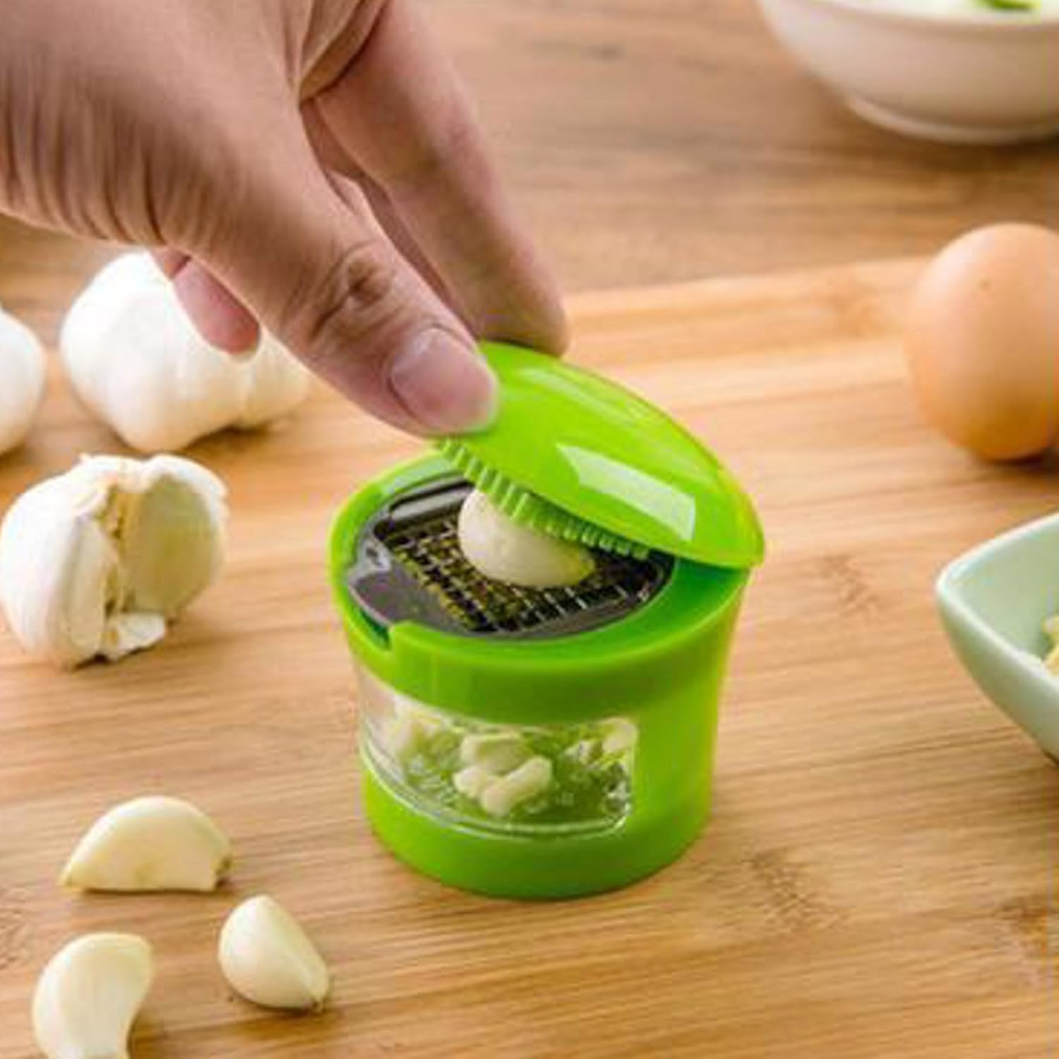 Premium Garlic Press Multifunctional Garlic Grater