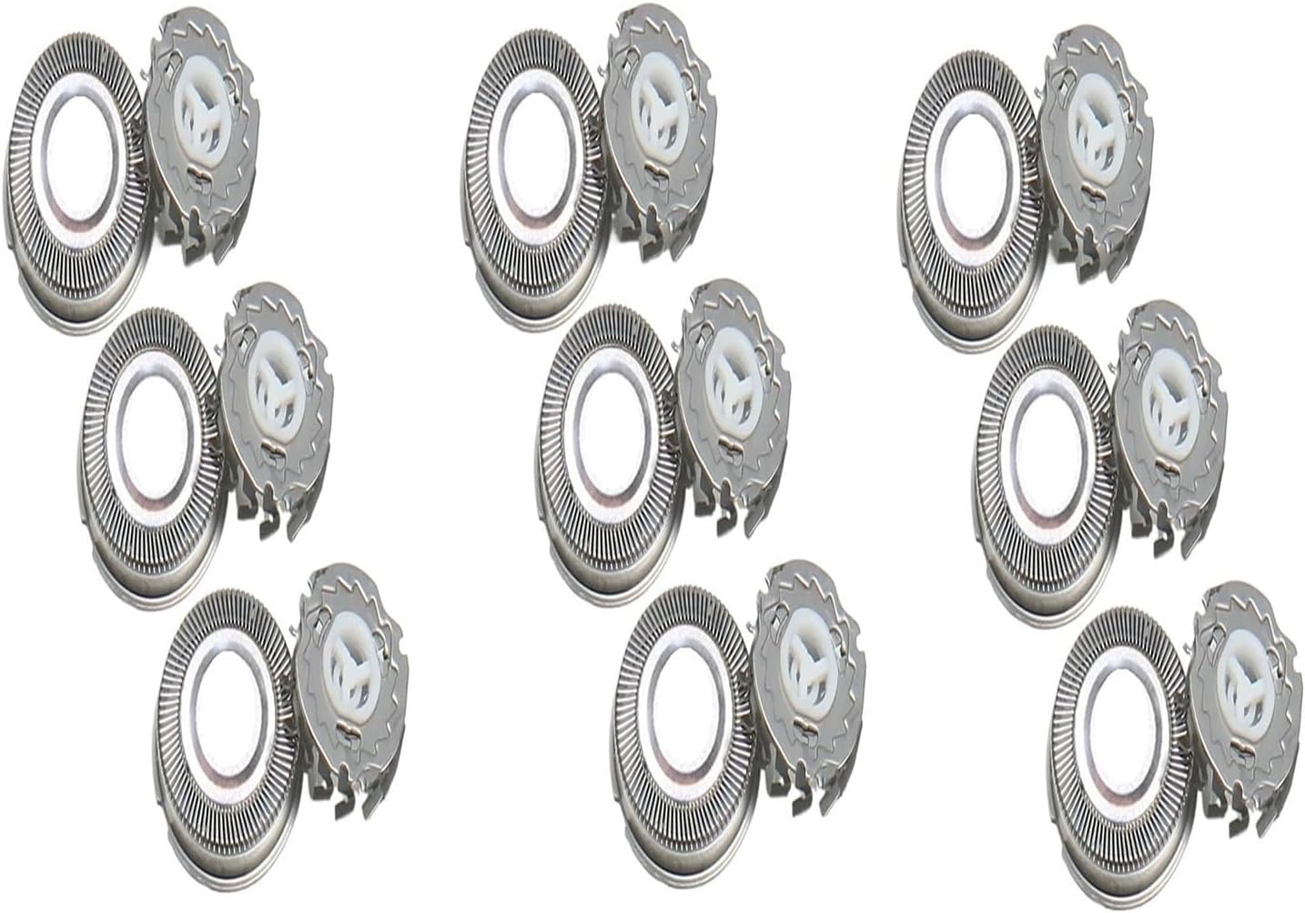 Spare Blades，Compatible for Philips，HQ1 HQ8 HQ9 PQ1 PQ2 HS YS YQ Series Electric Shaver Replacement Standby Blades Head Razor Accessories(9pcs)