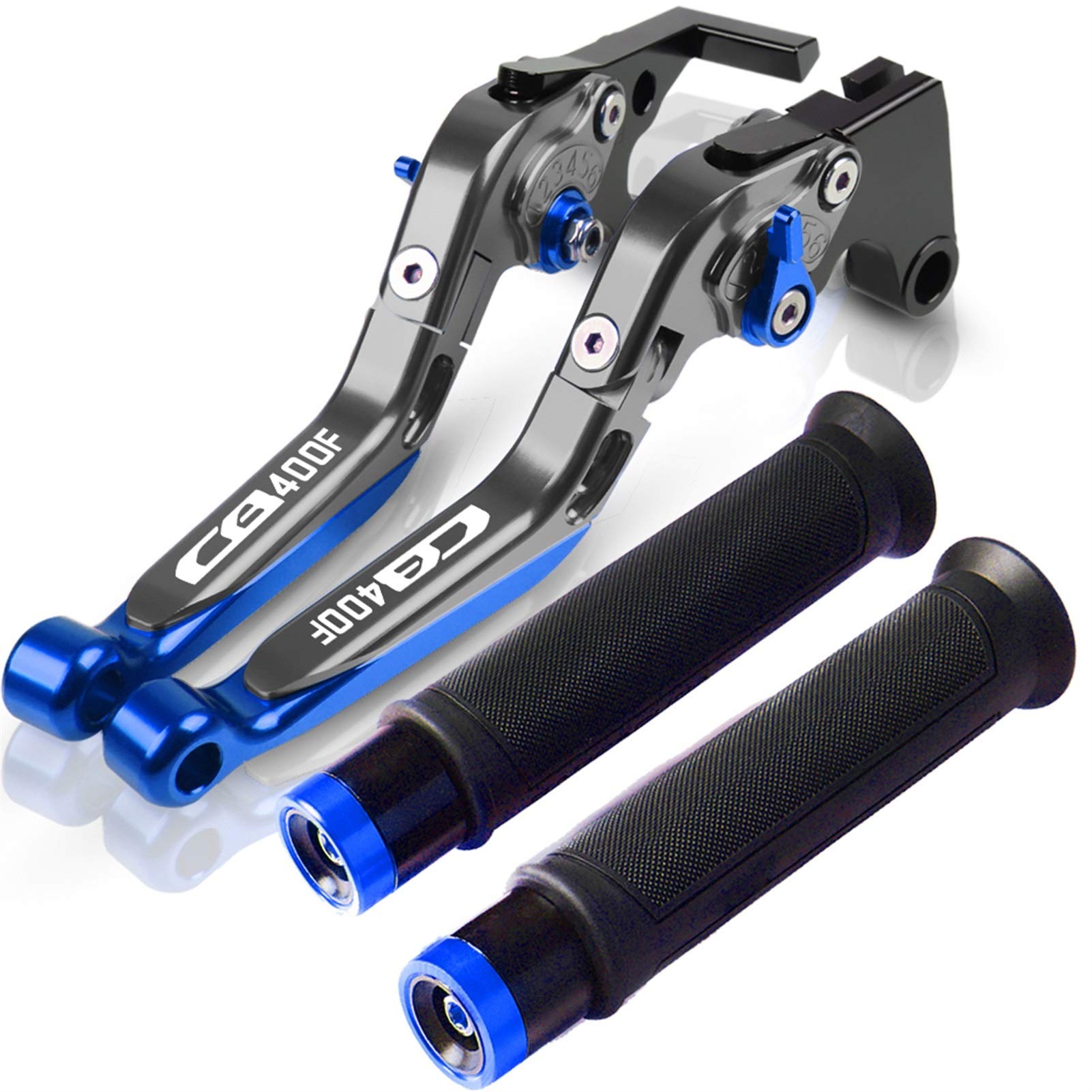 Leva Della Frizione Del Freno Per Hon & da CB400F 1989 1990 1991 CB1 CB 400F CB400SF Moto CNC CNC Pieghevole Pieghevole Pieghevole Pieghevole Con Impugnatura (Colore : C)