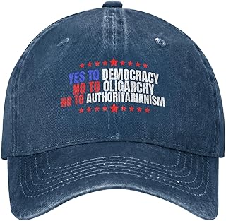 Bernie Sanders Fight Oligarchy Golf Hat Save Democracy Baseball Cap Denim Retro Dad Hats for Men Women