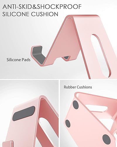 Miniatura 6 de CreaDream - Soporte para teléfono móvil soporte de aluminio compatible con interruptor todos los teléfonos inteligentes iPhone 11 Pro Xs Max Xr X Se