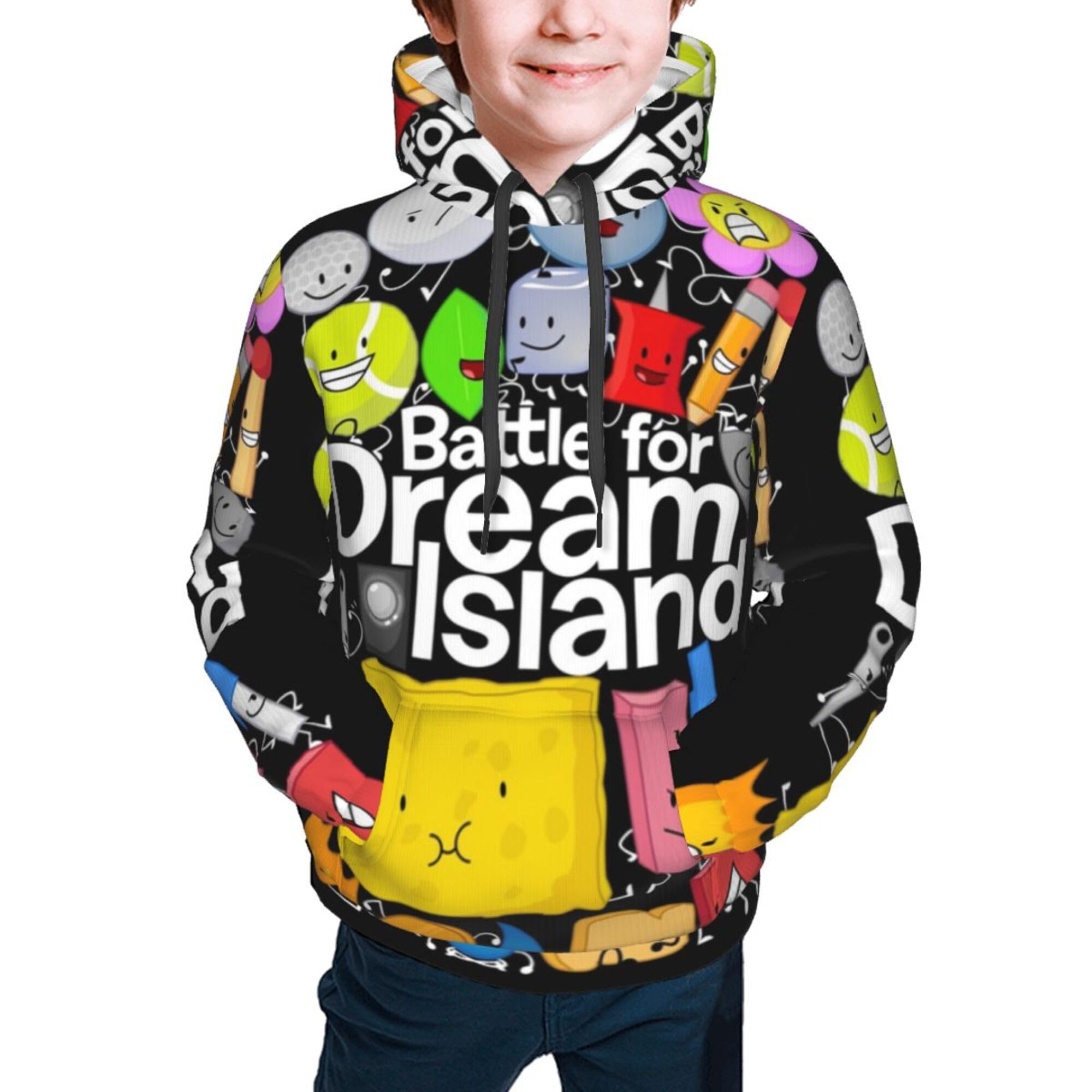 Kkarnxor Boys As Pic Bfdi-Battle For Dream Hoodie 3D Printed Fashion Pullover Sweatshirt Novelty Sports Hoodies Birthday For And Girls M