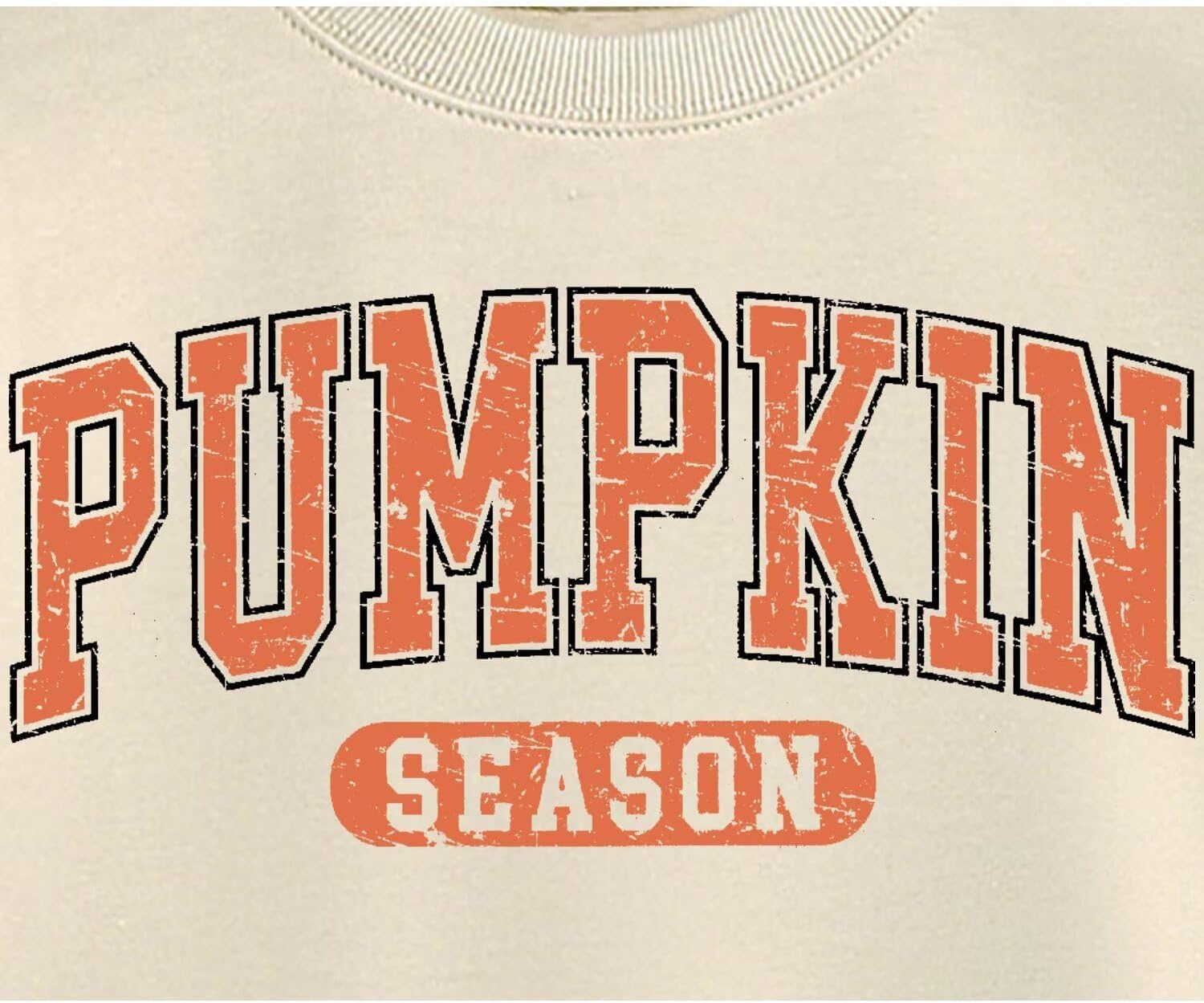 Pumpkin Season Sweatshirt Women Fall Crewneck Halloween Shirt Vintage Graphic Long Sleeve Thanksgiving Pullover Top - Image 4