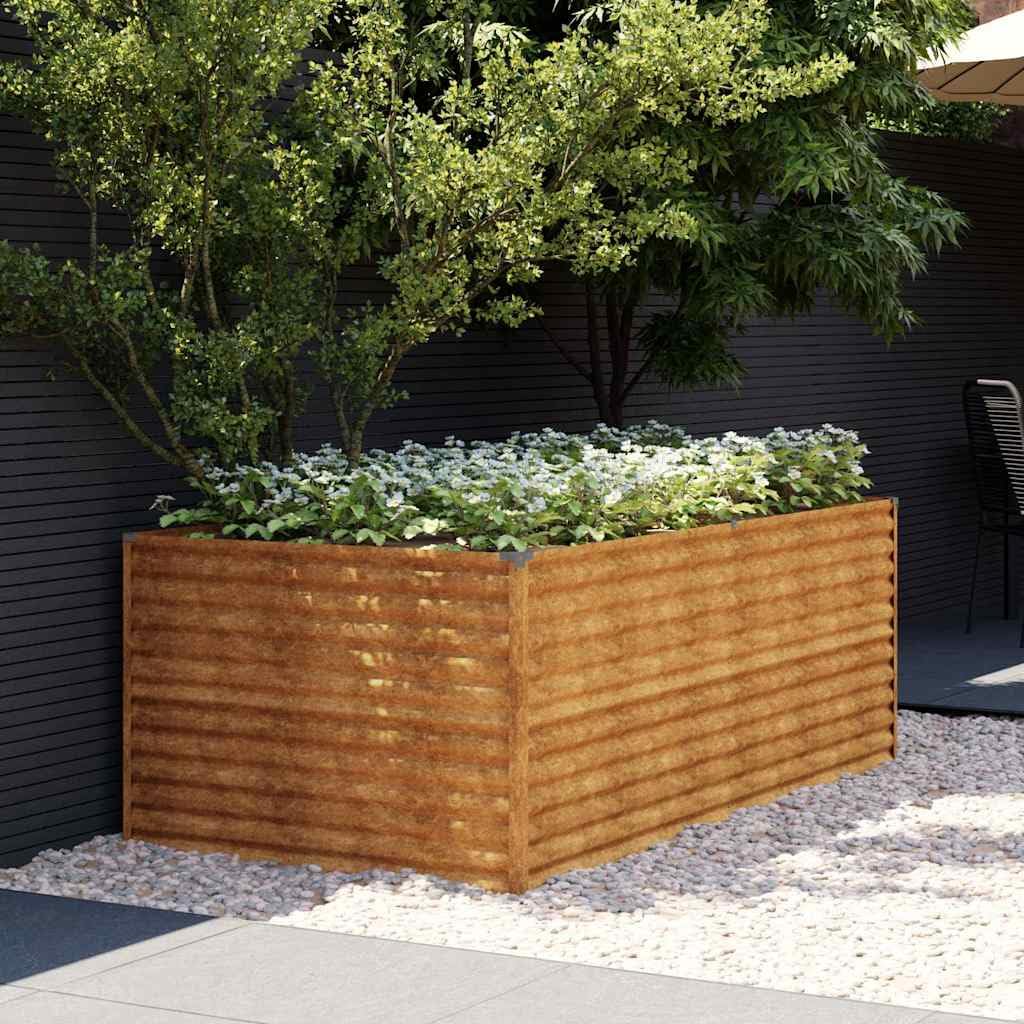 Hliofuir - Jardinera para jardín (196 x 100 x 69 cm)