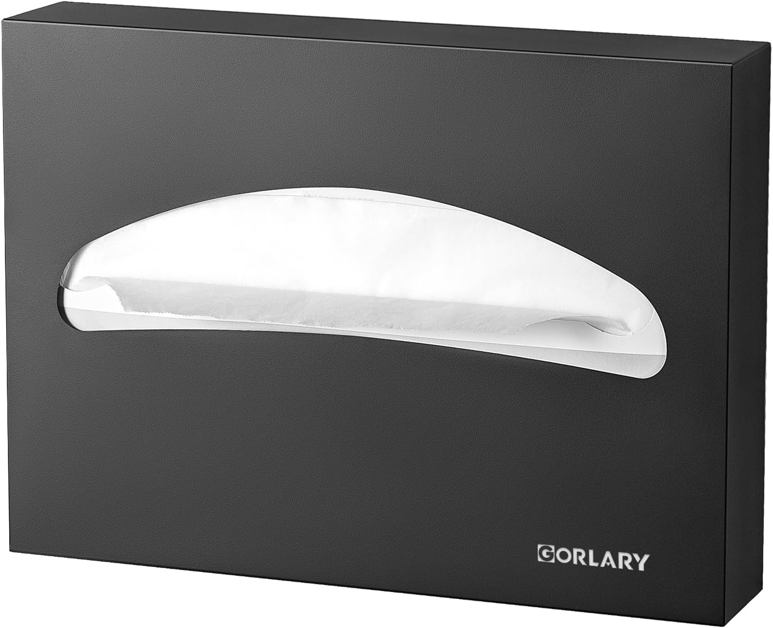 Toilet Seat Cover Dispenser Wall Mounted SUS 304 Stainless Steel Matte Black