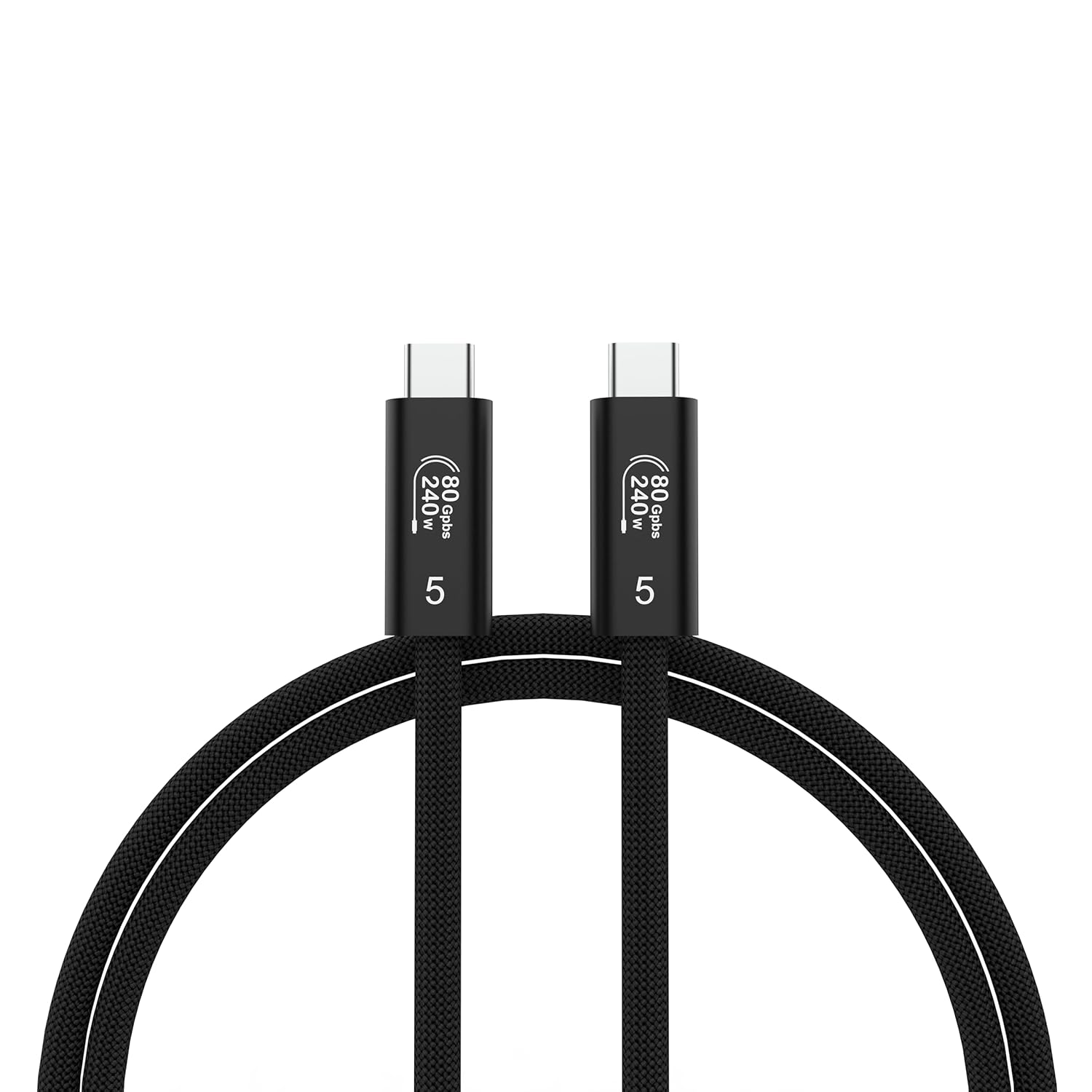 USB 4 Cable for Thunderbolt 5 Cable,80Gbps USB C to USB C Cable with up to 120Gbps Bandwidth Boost,240W Charging and 16K/8K Displays,Compatible with Thunderbolt 4/3 iphone16/17 (9.8FT)