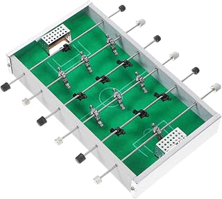 SUPVOX Mesa de Futbolín de Escritorio Interactiva para Niños y Adultos, Tamaño Mini Compacto, Construcción de Madera y Aleación, Juego Portátil para Salas de Juegos y Actividades