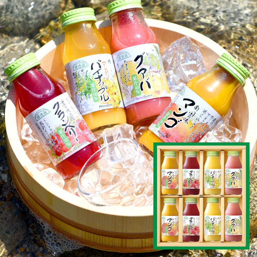 Amazon.co.jp: 【ラッピング済み】ジュースギフト 夏のフルーツ