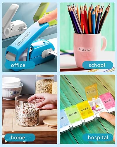 Miniatura 8 de RAEMALL Cinta de etiquetas transparente de repuesto para Brother TZe-131 TZ131 TZe TZ Cinta 0.472 in 0.47 laminado transparente compatible con