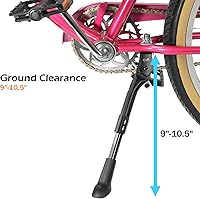 Vista 5 de Lumintrail Soportes de bicicleta de altura ajustable – Se adapta a la mayoría de 24, 26, 27.5, 29 pulgadas o 700c – Ideal para bicicleta de montaña