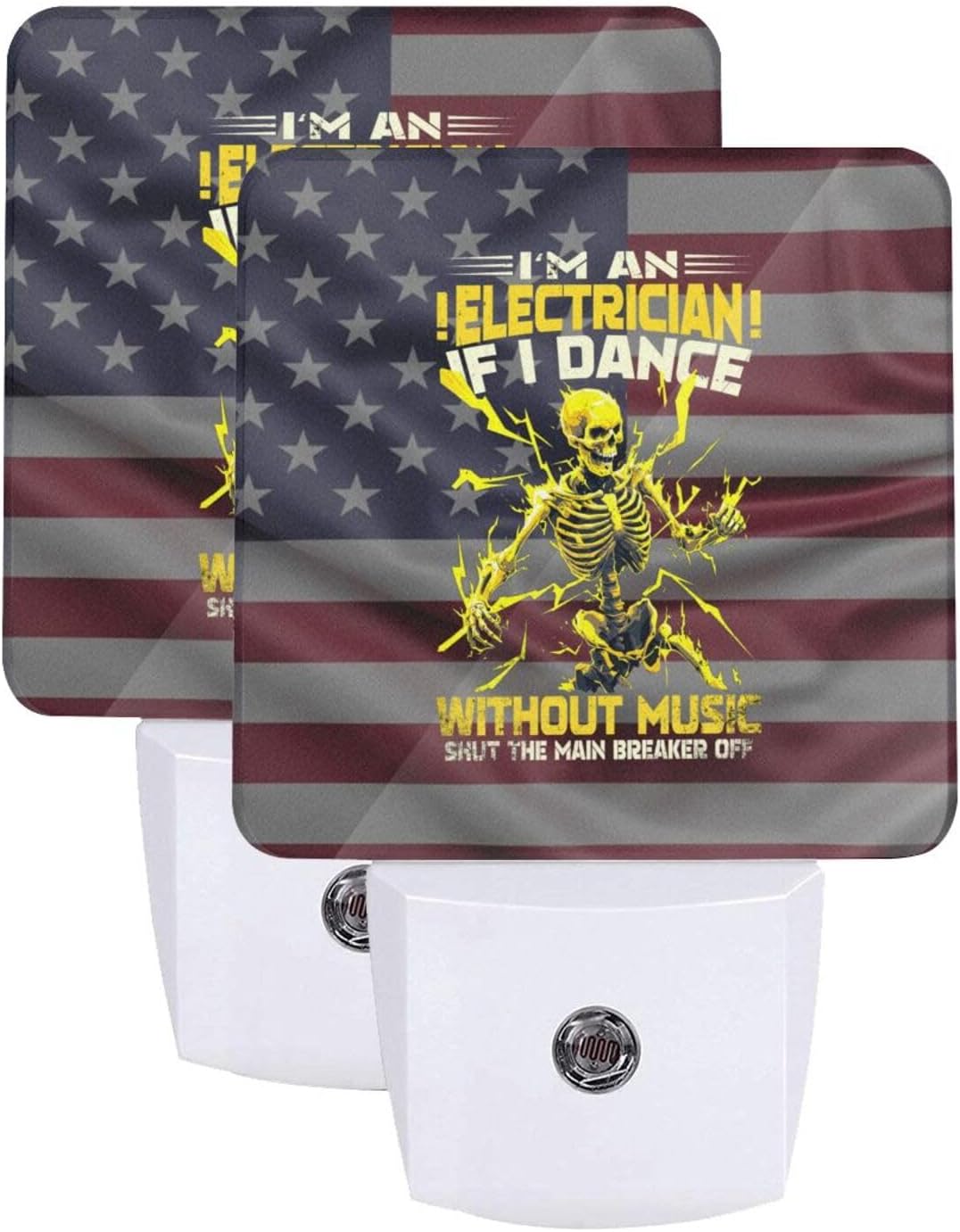 I'm an Electrician If I Dance Without Music Night Light Set of 2 Home Decor
