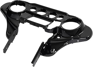 Motorcycle Front Inner Fairings Speedometer Cover Compatible with 2014-Up Harley Davidson Touring Electra Glide, Street Glide, Ultra Limited, Tri Glide PP Plastic