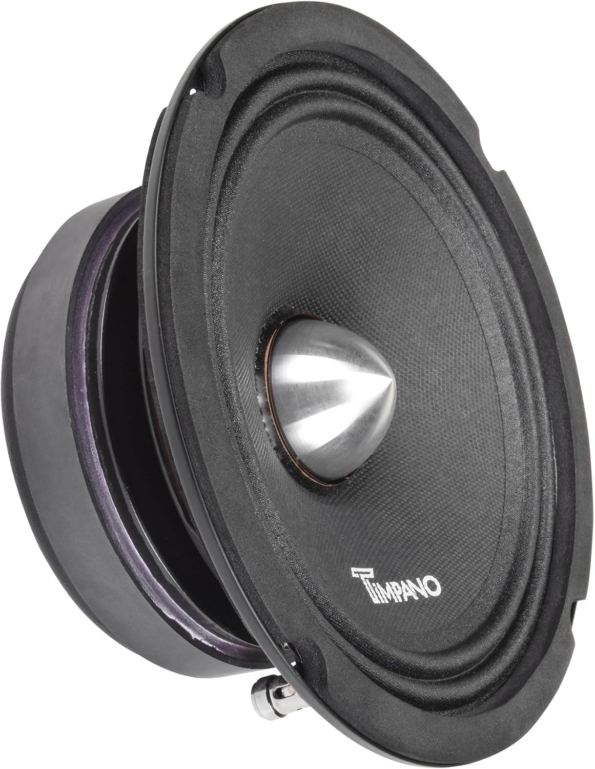 Timpano 6.5 Midrange Speaker TPT-MR6-4 Bullet PRO 600 Watts, 4 Ohm, High Performance 6.5 Inch Speakers Car Audio Mid Range Loud Speaker (Single)