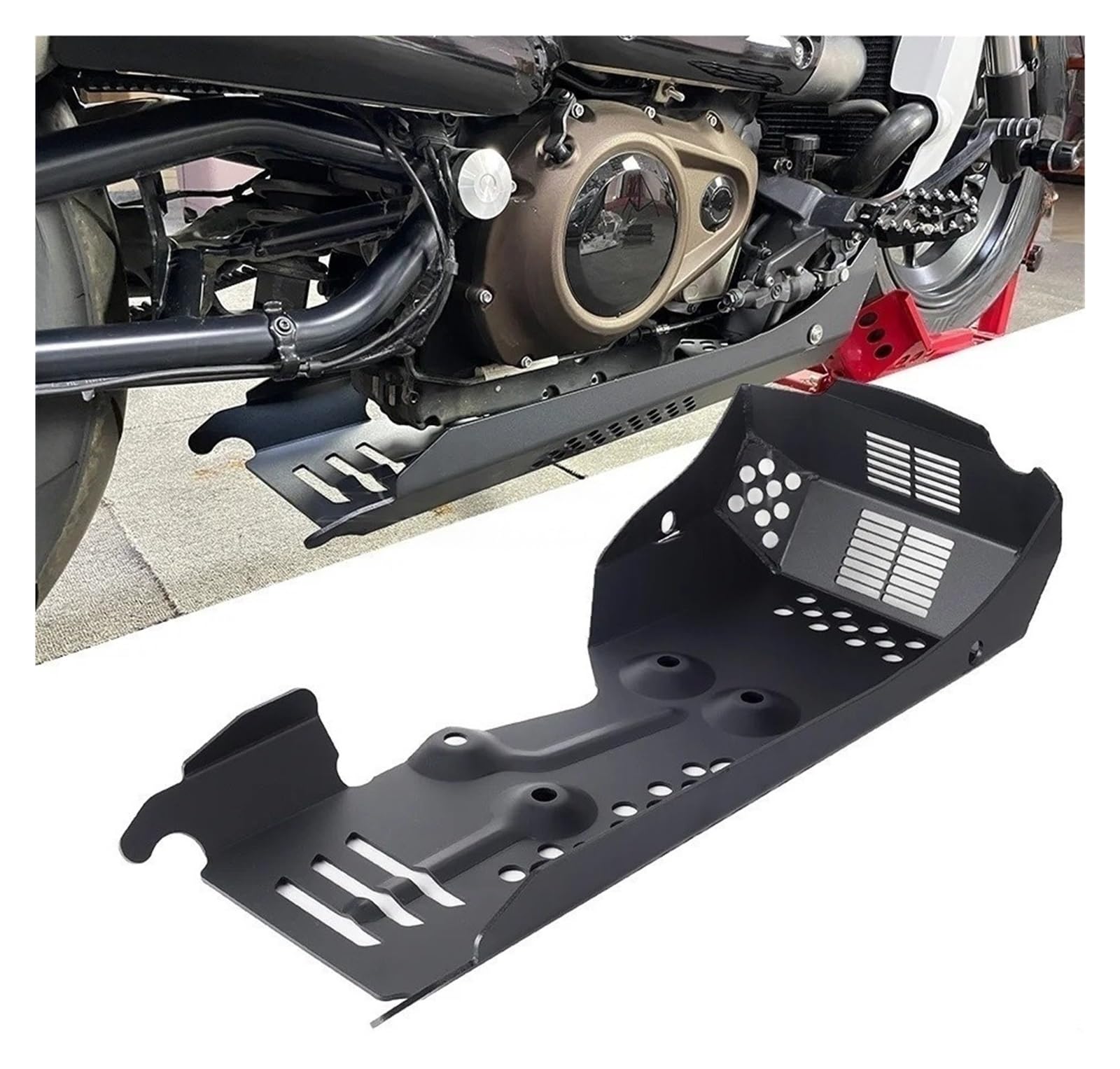 Paracoppa motore moto Per Sportster S 1250 RH1250S Piastra Paramotore Moto Protezione Telaio Motore Sotto La Pancia Copertura Base