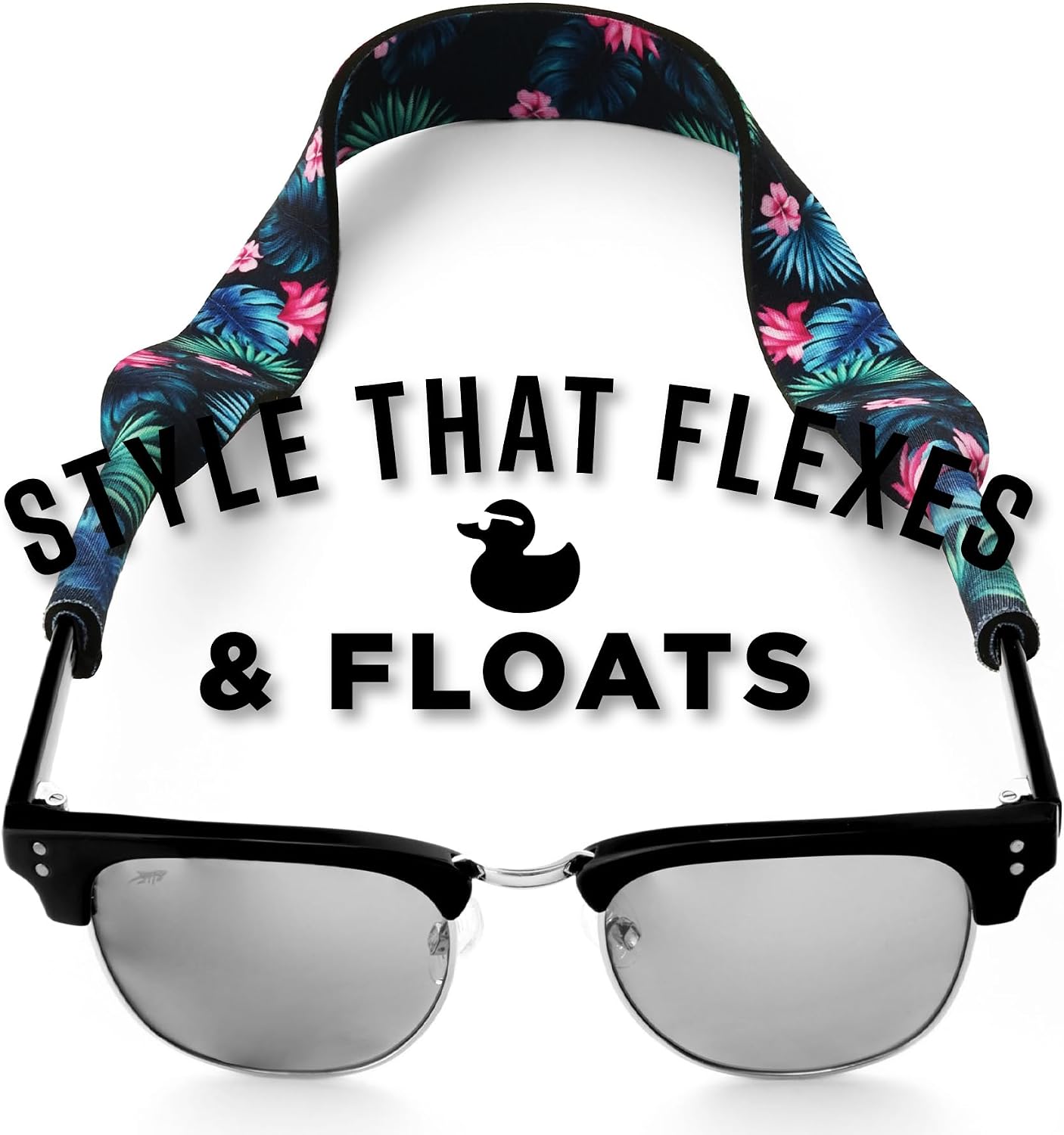 Pilotfish Neoprene Sunglasses Strap – Neoprene Eyewear Retainer, Secure Floating Sunglass Cord with Anti-Slip Ends image 3