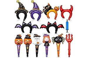 96 Pieces Halloween Inflatable Toys: Spooky Set for Party Favors