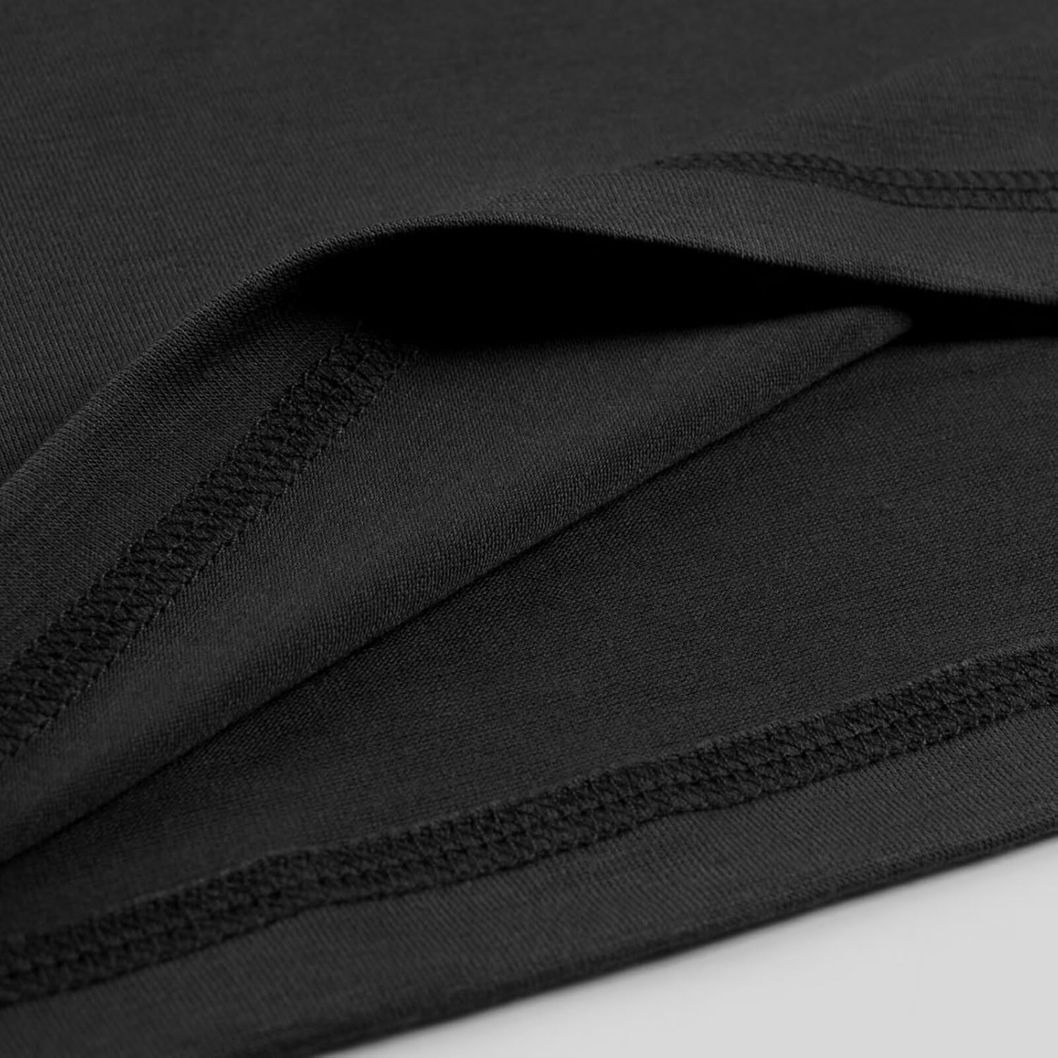 Mens Base Layer Shirt Long Sleeve, Thermal Crewneck T-Shirts Fitted Lightweight Undershirt Triblend - Image 6