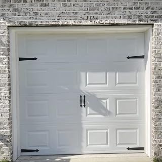 Garage Door Magnetic Hardware Decorative Faux Hinges Handles Kit Magnets Garage Accents Curb Appeal Hardware Kit