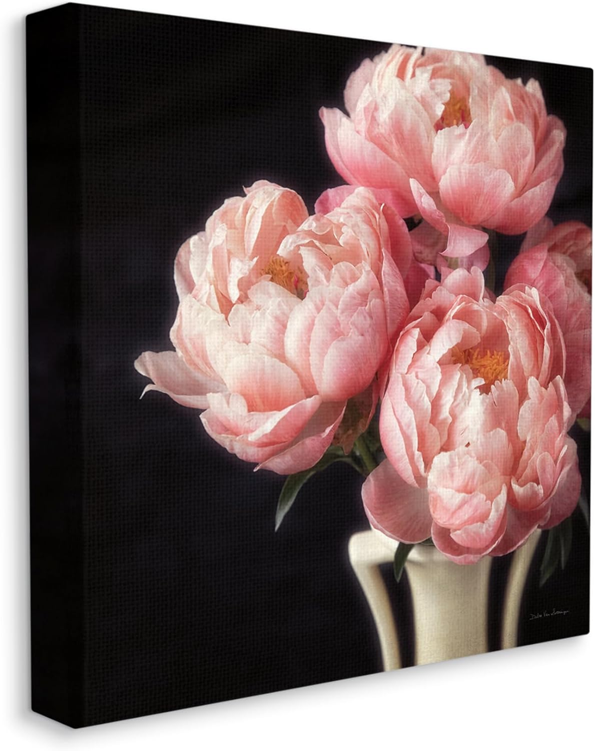 Stupell Industries Three Peonies Photography Canvas Wall Art by Debra Van Swearingen
