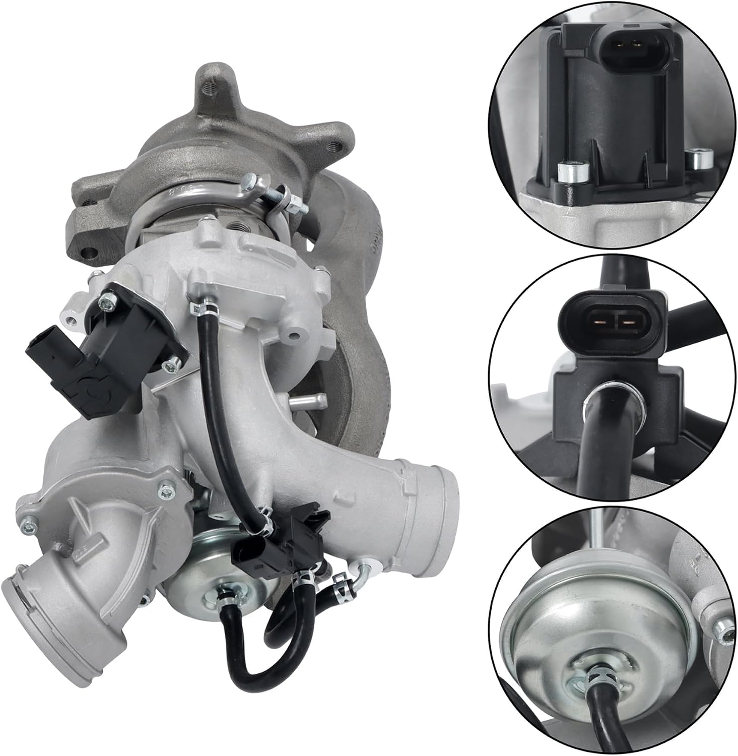 marddpair 53039880290 Turbocharger Replacement for A3 Q3 Quattro Beetle Eos GTI Passat CC Tiguan 2.0L Turbocharger