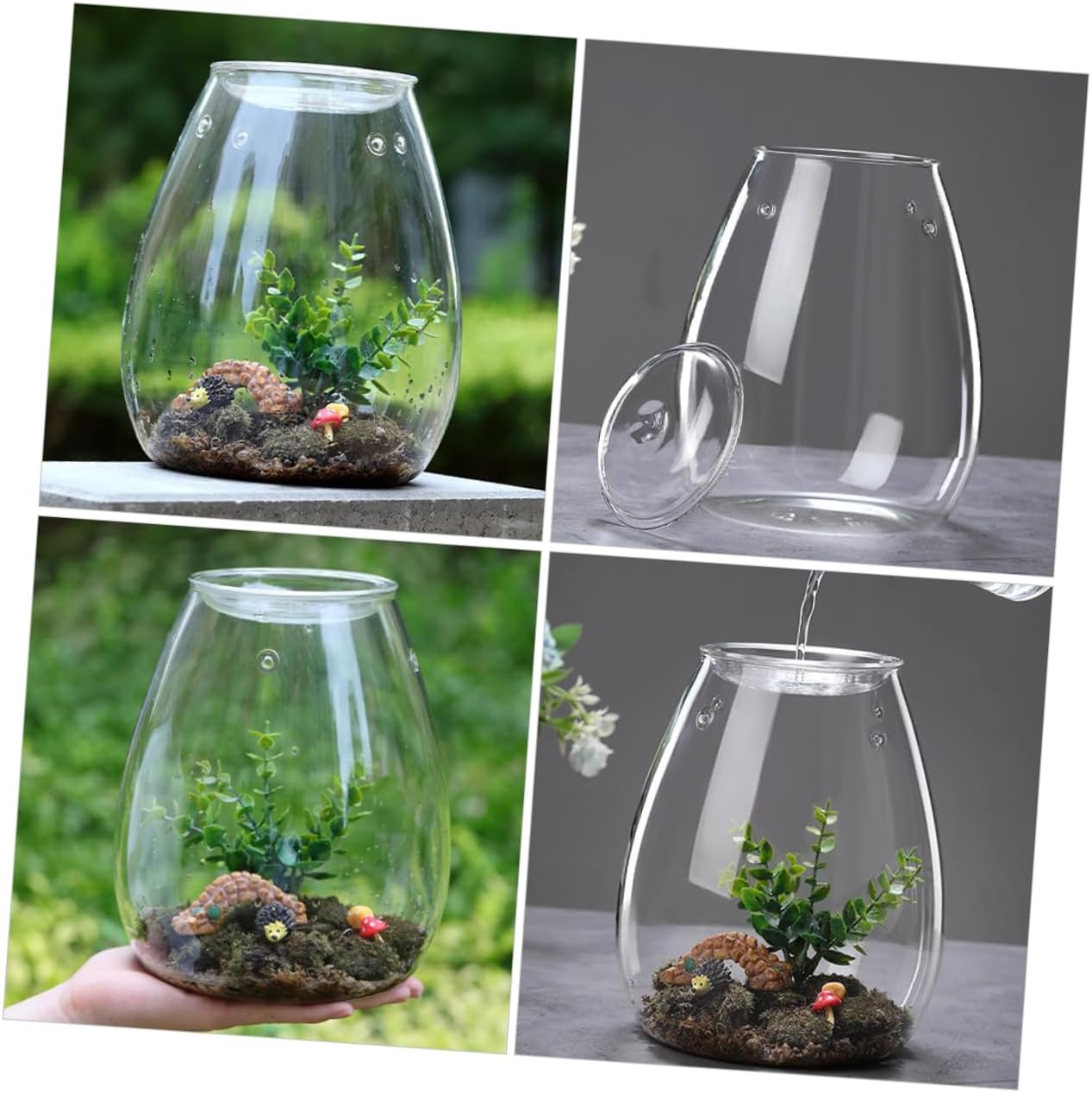 Glass Terrarium Empty Terrarium Micro Landscape Bottle Moss Bottle DIY Plants Container