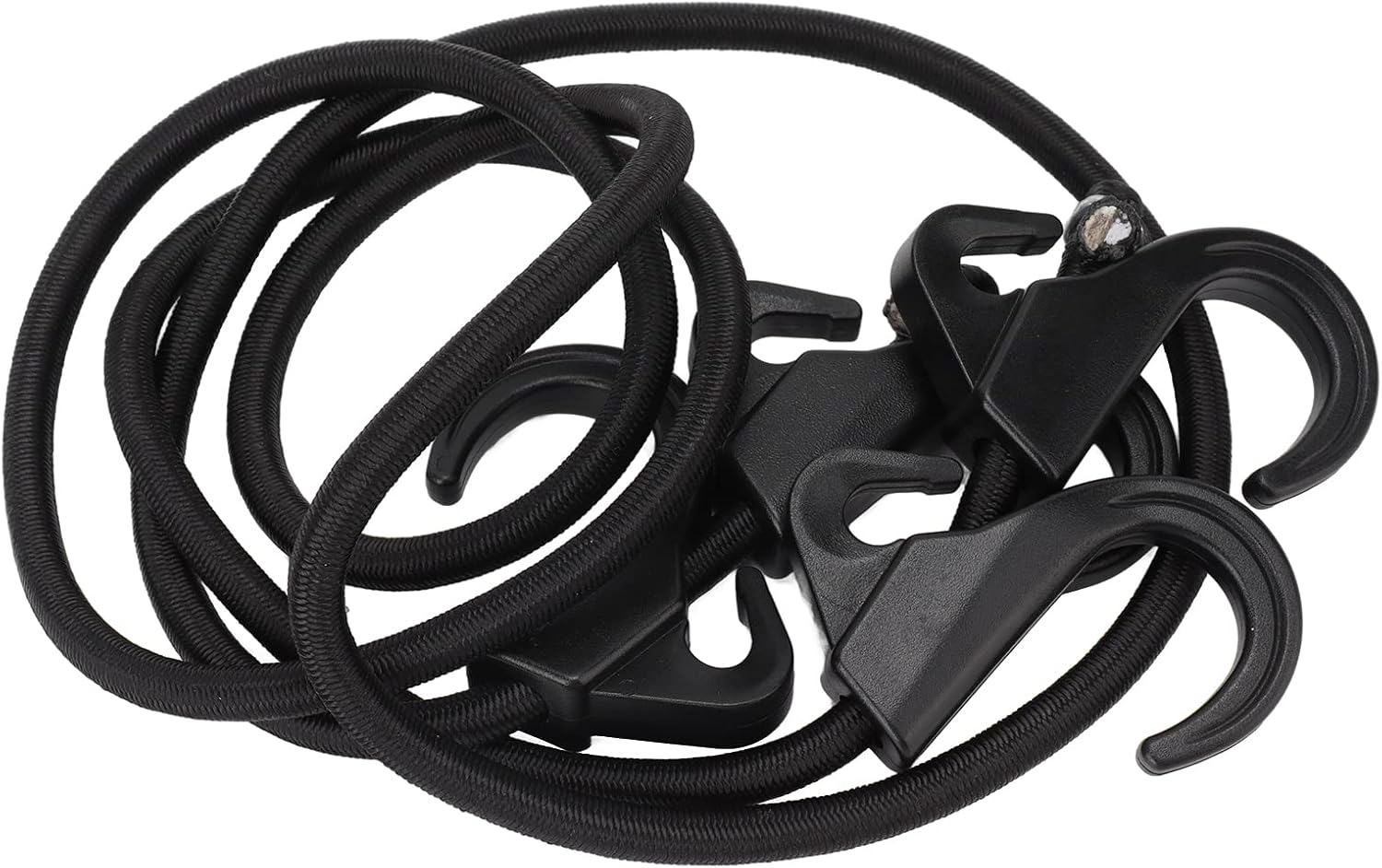 Camping Rope Straps, Heavy Duty Camping Rope Straps, POM Material and Black Hooks, for Luggage Bundling