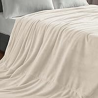 Vista 110 de BEDELITE Fleece Blanket White Throw Blanket for Couch & Bed, Luxury Plush Cozy Fuzzy Blanket 50" x 60", Super Soft Warm Lightweight Throw Blanket