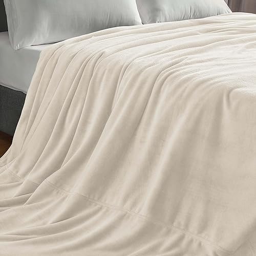 Miniatura 110 de BEDELITE Fleece Blanket White Throw Blanket for Couch & Bed, Luxury Plush Cozy Fuzzy Blanket 50" x 60", Super Soft Warm Lightweight Throw Blanket