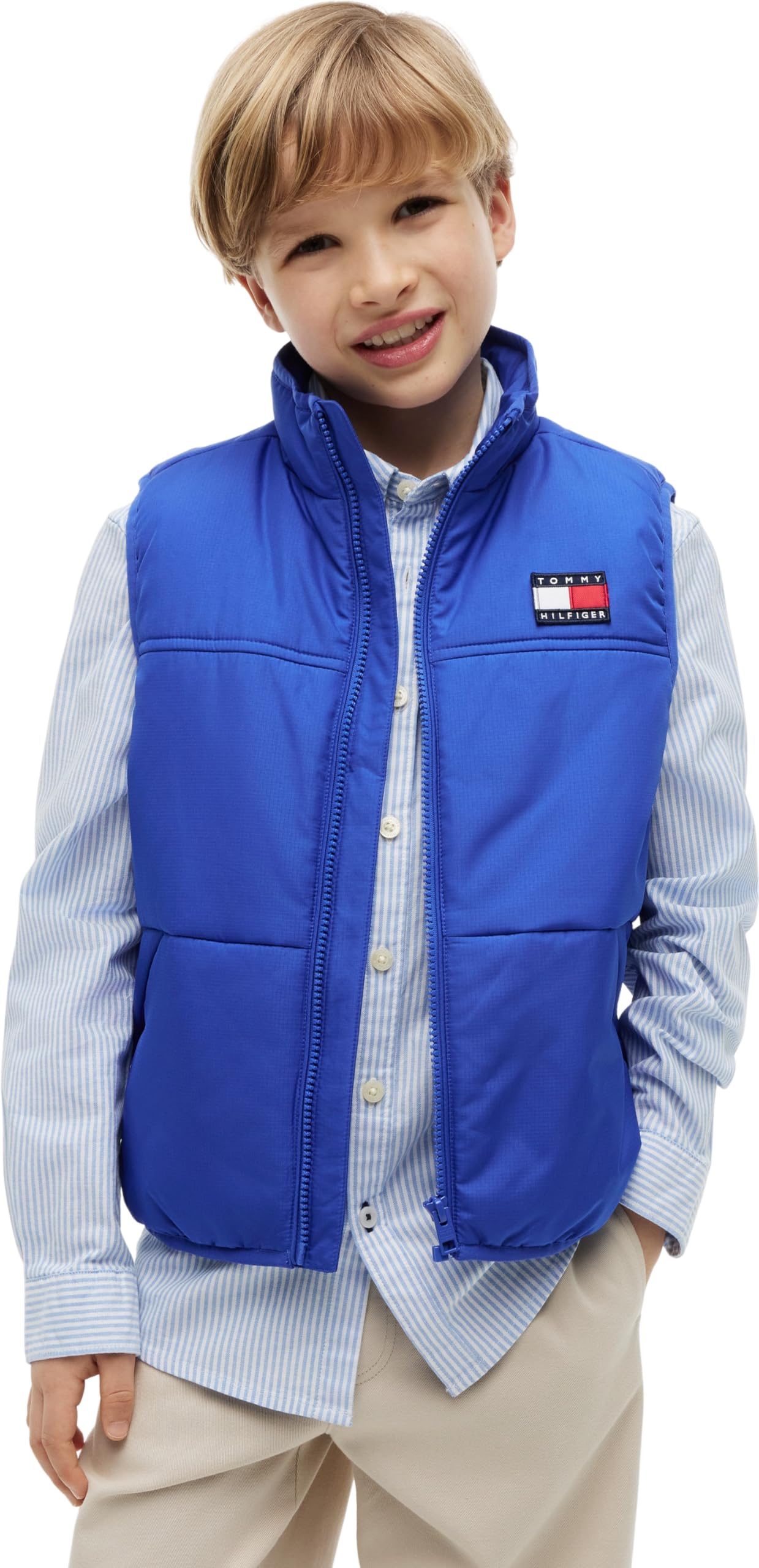 Tommy Hilfiger Jungen Graphic Vest Kb0kb10532 Weste (1er Pack)