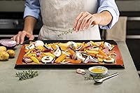 Vista 6 de Silpat Premium Non-Stick Silicone Baking Mat, Half Sheet Size, 11-5/8 x 16-1/2, Orange