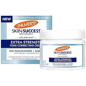 Palmers Skin Success Extra Strength Tone Correcting Face Cream, 2.7 Fl Oz, Dark Spot Corrector for Discoloration, Age Spots and Post-Acne Marks
