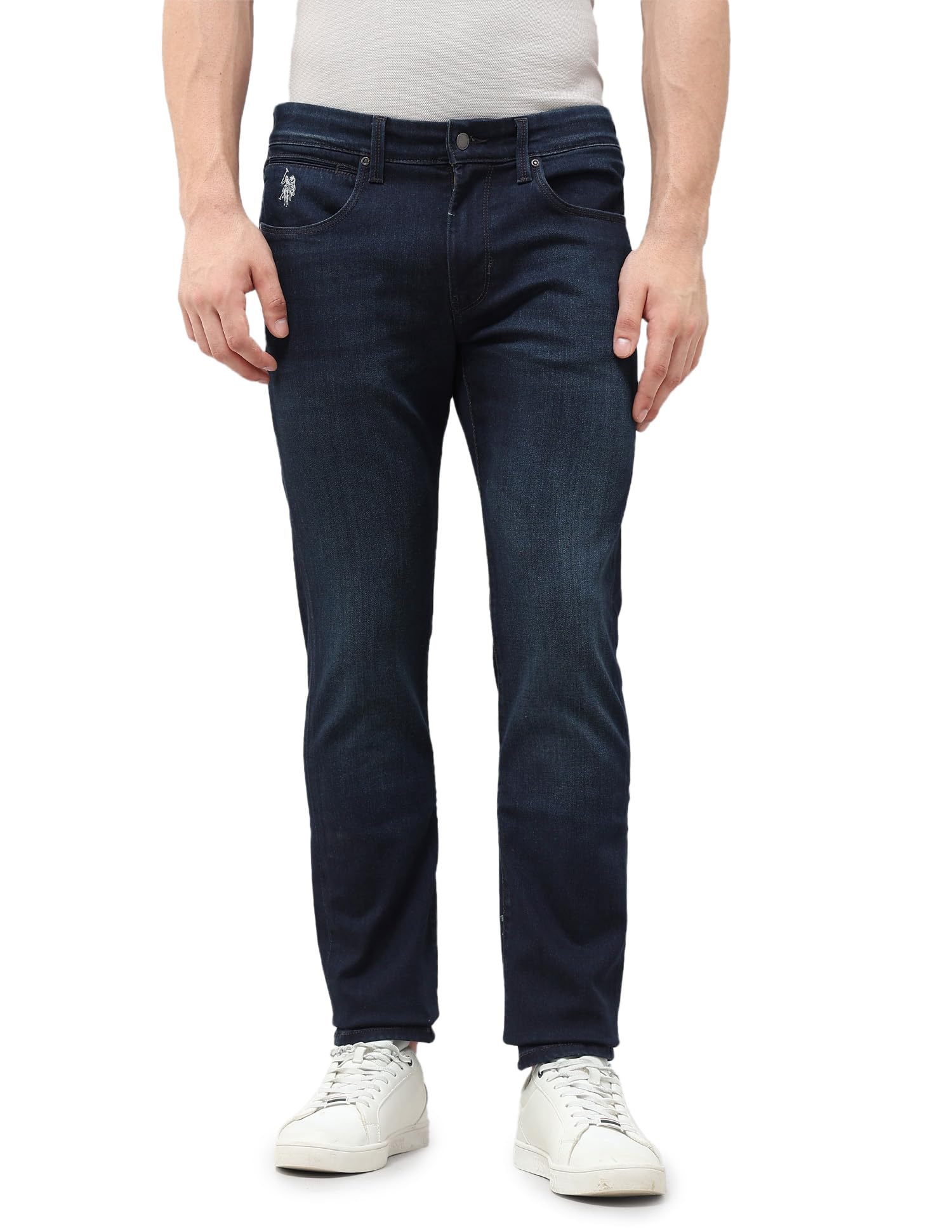 u.s. polo assn. denim co. Men's Brandon Slim Tapered fit Blue Jeans-picture-52