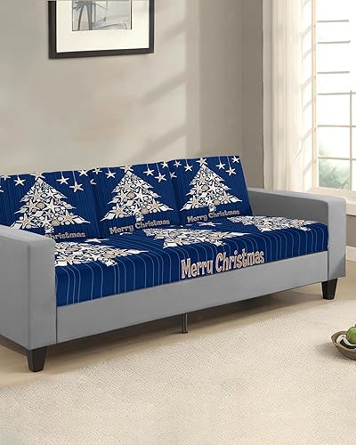 Miniatura 2 de Fundas de cojín para sofá de árbol de Navidad, funda elástica para sofá con parte inferior elástica, funda protectora lavable para sillasofá, fundas