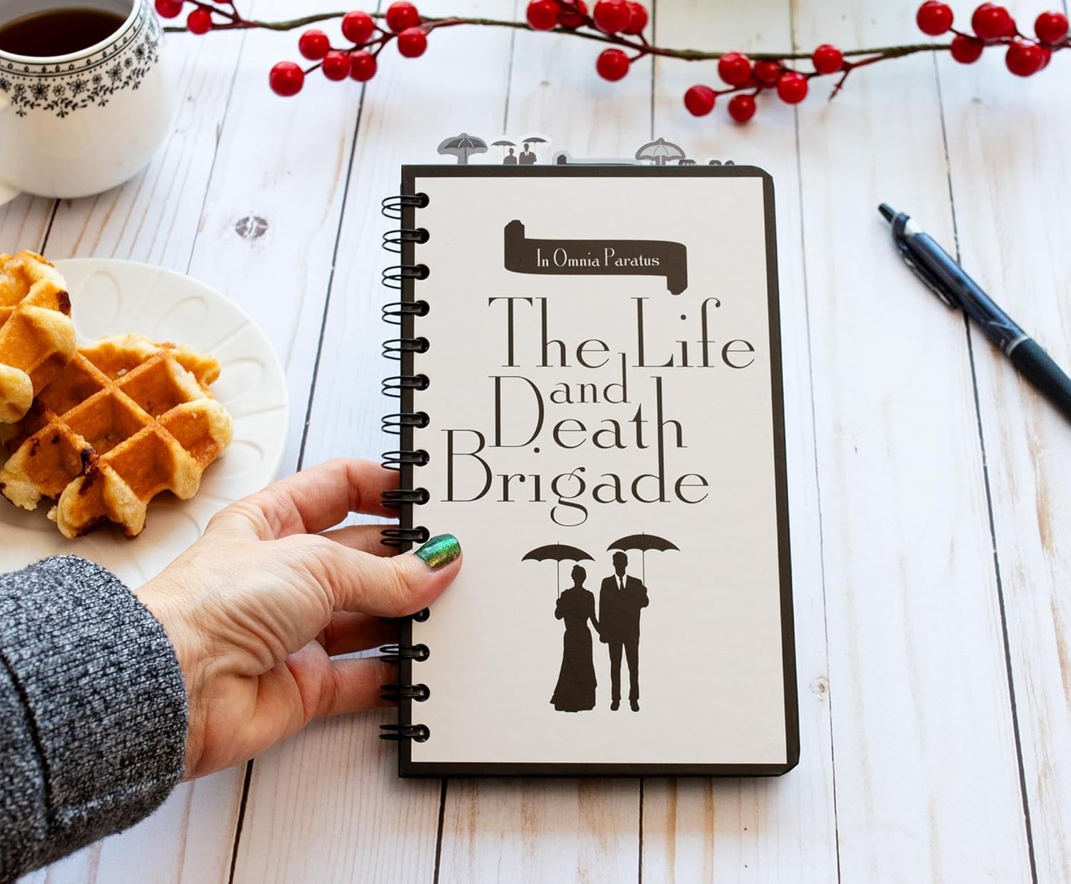 Gilmore Girls Life and Death Brigade 5-Tab Spiral Notebook With 75 Sheets | Notepad Journal, Stationery Paper | 5 x 8 Inches - Image 8