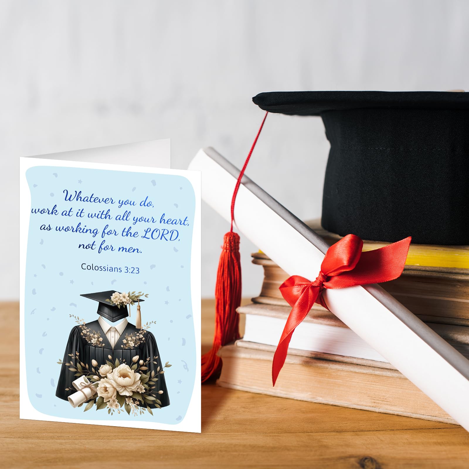 Amazon.com: ceiba tree Religious Graduation Cards Colorful Gold Foiled  Christian Congrats Grad Greeting Card Bulk with Envelopes and Stickers  12PCS for College High School Graduations Party Supplies : Office Products