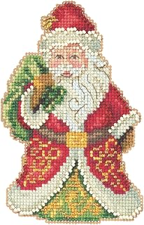 Gift Bearing Santa Counted Cross Stitch Ornament Kit Mill Hill 2020 Jim Shore JS202015
