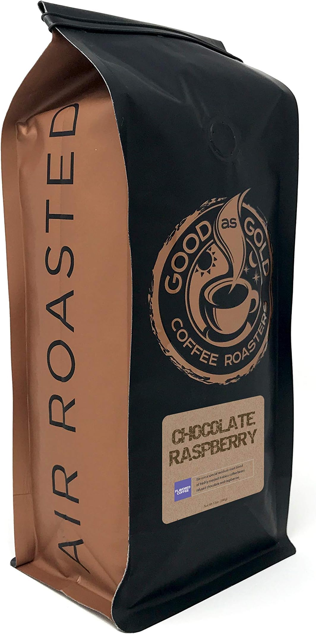 Coffee Roasters - Chocolate Raspberry Whole Bean Flavored Coffee, 12 Oz