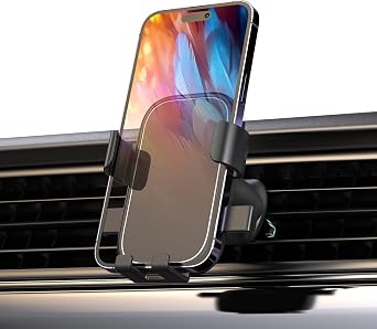 GRIFEMA Car Phone Holder for Air Vent, Automatic Clamp Car Mount, 360 Rotation, One-Hand Operation, Universal Phone Cradle for 4.7-7 Smartphones with Case