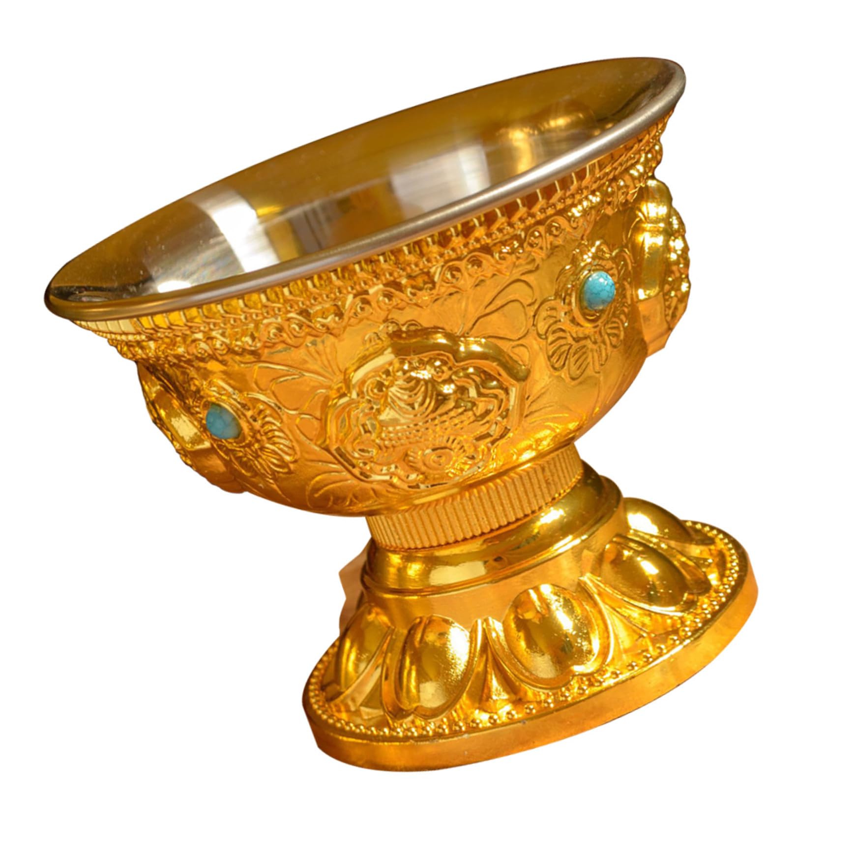 Coupe de temple bouddhiste pour eau d'offrande et décoration de salon zen