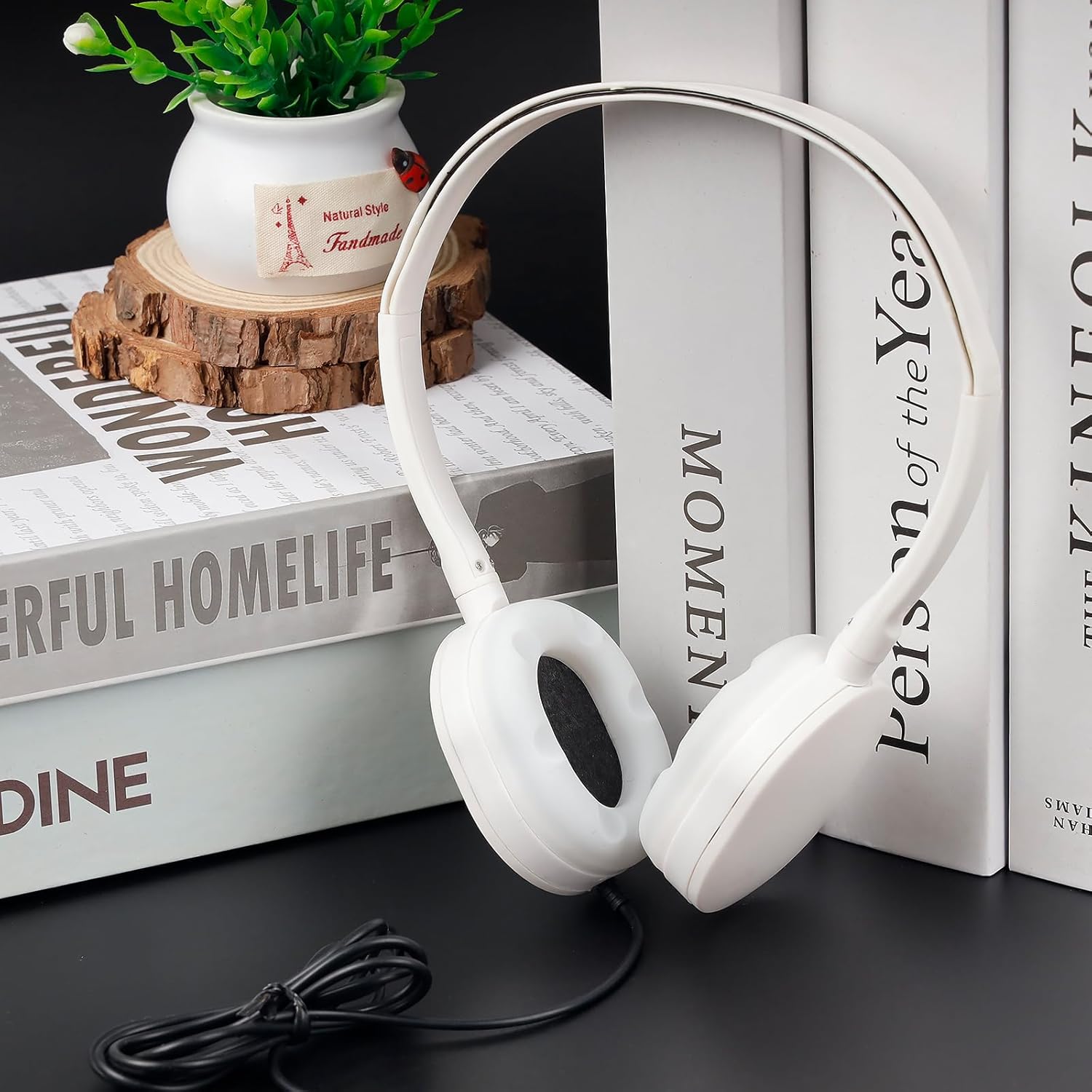 Bulk Headphones 30 Pack for Classroom School Wired Classroom Headphones for Kids Student Teens Boys Girls 3.5mm Jack (Mixed Color)