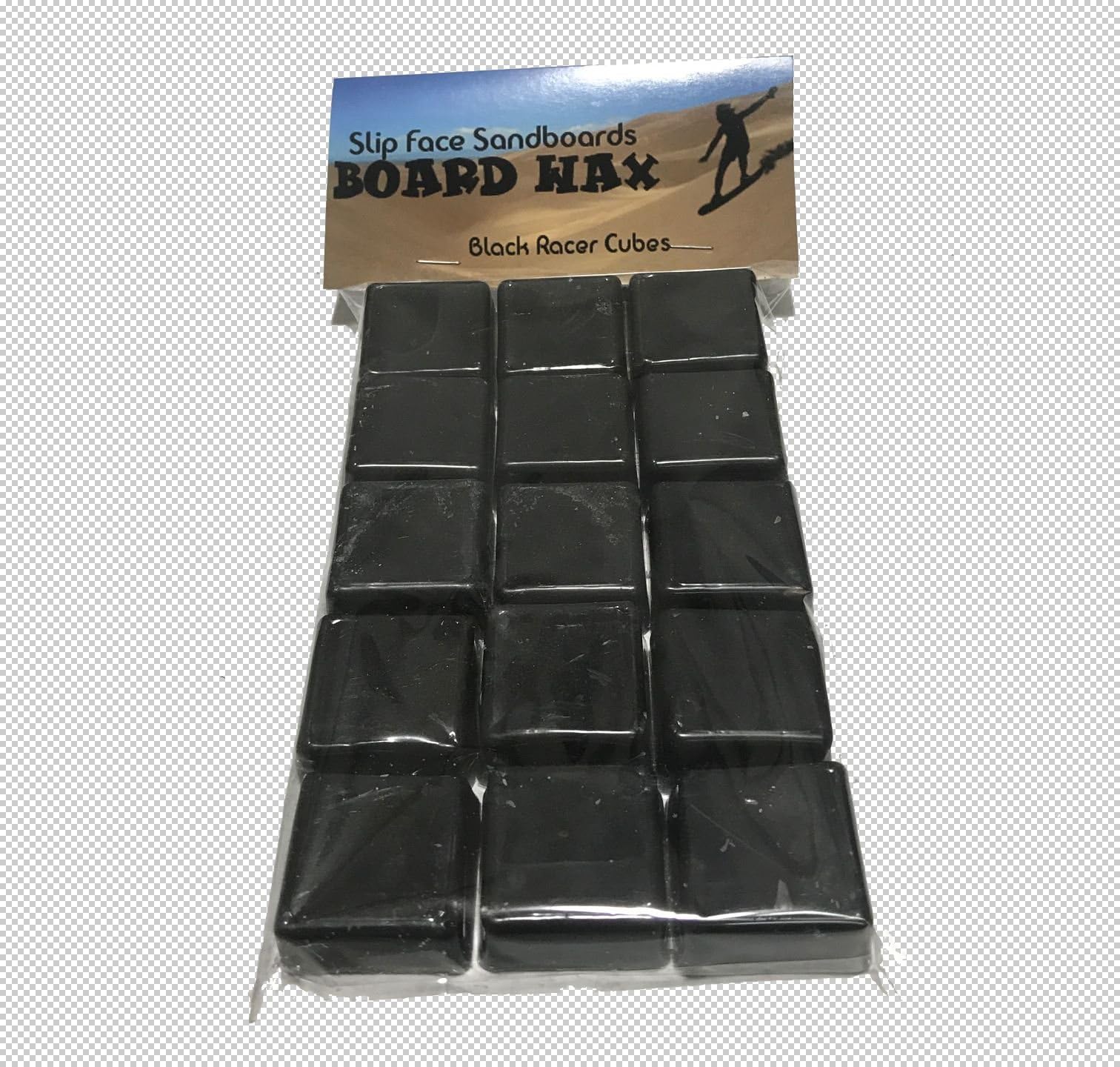 Slip Face Black Racer Cubes Sandboard Wax
