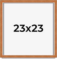 Vista 10 de Marco marrón de 18 x 24 pulgadas, marco de madera maciza de nuez de miel, ancho de moldeo de 0.875 pulgadas, profundidad de rabo de 0.875 pulgadas