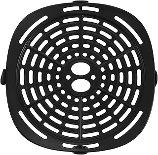 GLEAVI エアフライヤーグリルパントレイノンスティッククリスパープレート交換アクセサリーエアフライヤーオーブン蒸しプレートパーツ食器洗い機対応18.5x18.5cm