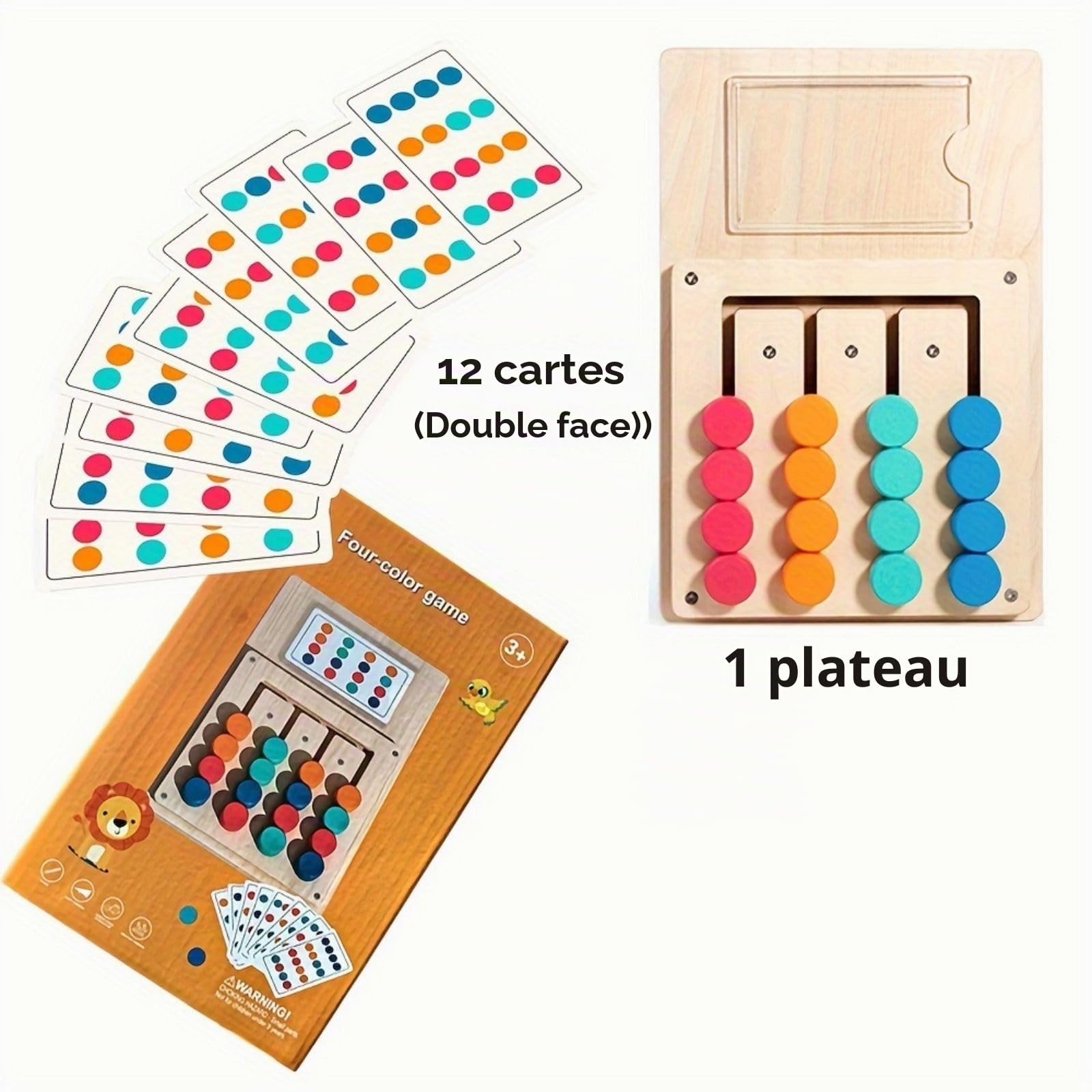 Activités sur la démence pour les personnes âgées, produits en bois faciles pour les personnes âgées, jeux de mémoire de couleur pour adultes, grandes planches sensorielles avec gadgets Fidget
