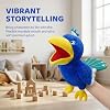 Bird Hand Puppets for Kids Toddlers Including Parrots Peacocks etc. with Moving Open Mouths Perfect for Storytelling Birthday Gifts